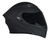 Casco Para Moto R7 Unscarred Con Luz Led Negro Mate - Motocity