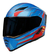 Casco Kov Estelar Dc Superman Azul Abatible Con Led De Moto Color Azul Tamaño Del Casco S