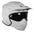 Casco Kov Rock-o Blanco Abierto De Moto Con Máscara Talla M (57-58 Cm) - Motocity