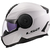 Casco Abatible Ls2 Ff902 Scope 2 Blanco Certificado 2206 - comprar en línea