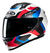 Casco Integral Hjc Mc21sf C10 Tins Bmw Certificado Ecer22-06 Color Blanco Tamaño Del Casco Xl(61-62 Cm)