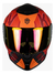 Casco Moto Kov Flow Rojo Certificado Dot Mica De Color - tienda en línea
