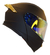 Casco Para Moto Kov Tunder Taff Drako Negro Mate Y Dorado Mate Thunder Talla Xxl (63-64cm)