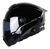 Casco Abatible Para Moto Mt Helmets Atom 2 Negro Ece2206 - comprar en línea