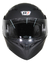 Casco Abatible Para Moto R7 Unscarred Negro Mate Dot