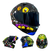 Casco Para Moto Abatible Erok Raver Doble Certificado Dot Y Res1080 + Mica Regalo Transparente Talla S