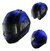 Casco Shark Abatible Evo Es Kedje Azul 100% Francés Ecer2205 Tamaño Del Casco Xl(61-62 Cm)