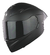 Casco Abatible Kov Para Moto Stark Negro Mate Dot Alerón - comprar en línea