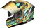 Casco Cerrado Para Moto Hax Force Darkeness Falls Verde en internet