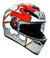 Casco Para Moto Agv K-3 Sv Multi Mplk Bubble Gris/ Rojo en internet