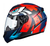 Casco Para Moto Ls2 Ff352 Rookie Tribal Rojo/ Azul Mate - tienda en línea