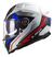 Casco Para Moto Ls2 Ff811 Vector Ii Stylus Blanco/ Azul en internet
