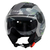 Casco Abierto Para Moto Ls2 Of562 Airflow Camo Gris/ Amarill