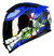 Casco Abatible Para Moto Hro 3440 Intercreature Azul Mate - comprar en línea