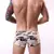 Shorts boxer conforto macio para homens com estampa, cuecas convexas em U, roupas íntim na internet
