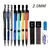 Conjunto de lápis mecânico 2.0mm com 2b preto/cores, recarga de chumbo para es - loja online