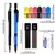 Conjunto de lápis mecânico 2.0mm com 2b preto/cores, recarga de chumbo para es - vatamiragaStore