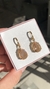 Brinco Argolinha Gota Cristal Banhado a Ouro - loja online