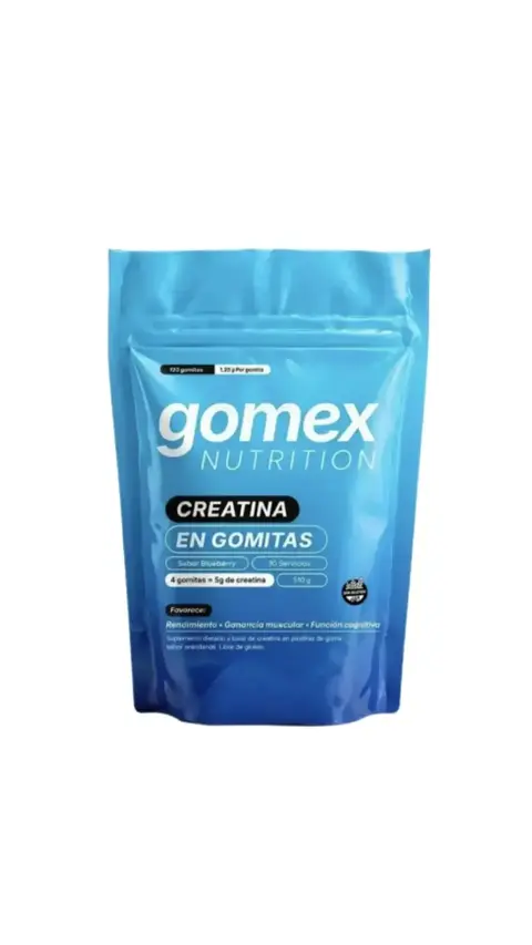 Creatina en gomitas x 120 unid. Blueberry Gomex Nutrition