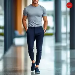 Pantalon Drill GRIS - chetuno