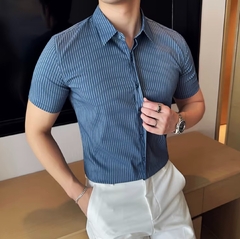 Men’s shirts with vertical stripes - chetuno
