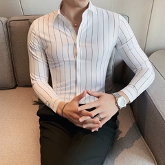 Luxury fabric striped shirt - chetuno