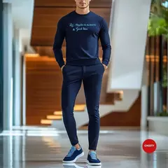 JERSEY ESTAMPADO NEGRO EN ALGODON - buy online