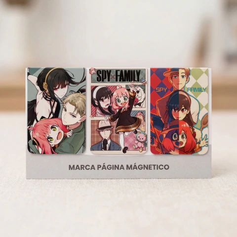 Trio Marcador de Página Magnético Spy x Family - Anime