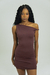 Vestido Anghels Marrom na internet