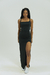 Vestido amarração Preto - comprar online