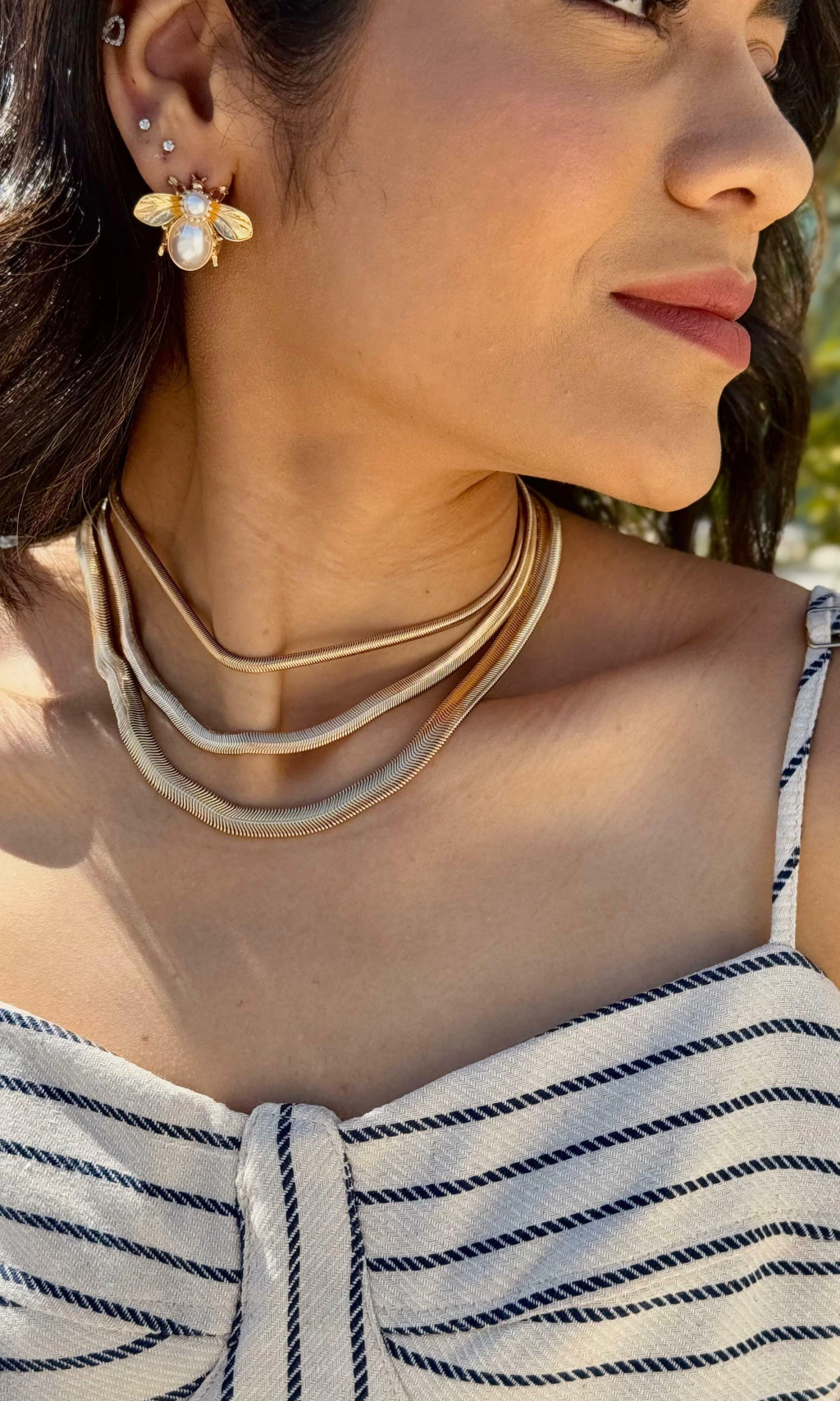 TRIO DE COLARES MALHA