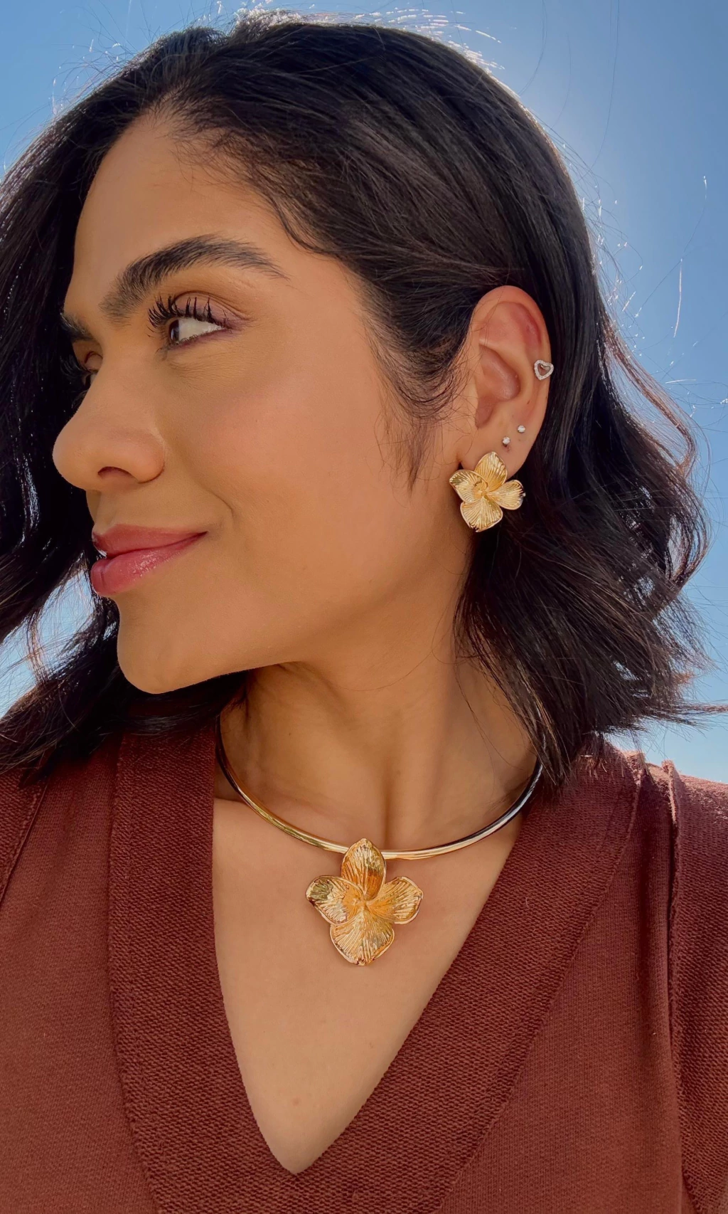 CONJUNTO CHOKER E BRINCO