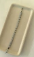 PULSEIRA RIVIERA ESFERAS EM BANHO RÓDIO BRANCO