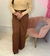 Calça Natalia Alfaiataria com cinto - Marrom na internet