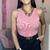 Cropped Lind - Rosa bebê - comprar online