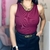 Cropped Lind - Vinho - comprar online