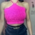 Cropped Triângulo - Rosa - comprar online