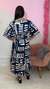 Vestido Rafa - Azul e Bege na internet