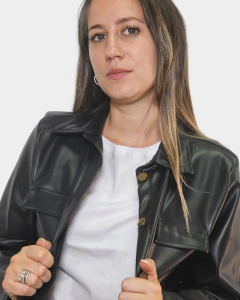 CAMPERA SIMIL CUERO