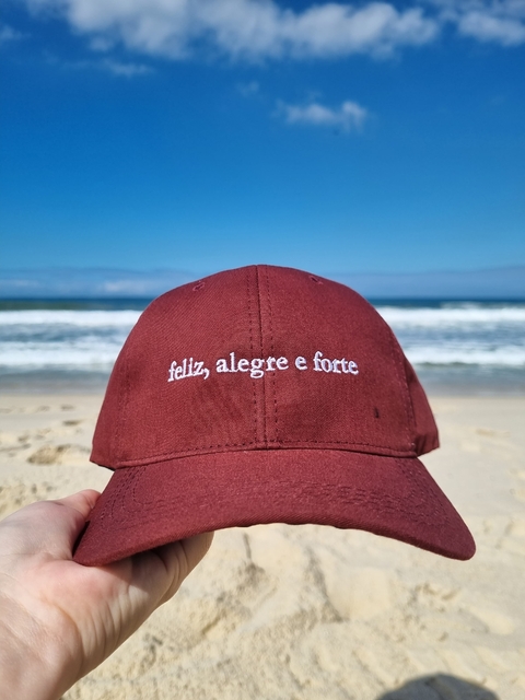 Boné "Feliz, Alegre e Forte" - comprar online