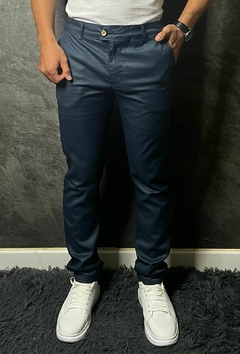 CALÇA ALFAIATARIA ITALIANA AZUL PIXEL