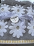 816 Toalla de mano mediana gris margarita blanca x1 - Soul Light