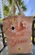 620 Bolso rosa flores blancas - comprar online