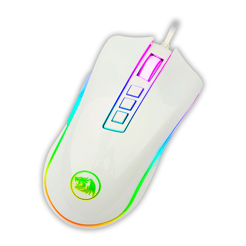 MOUSE GAMER COBRA RGB LUNAR WHITE