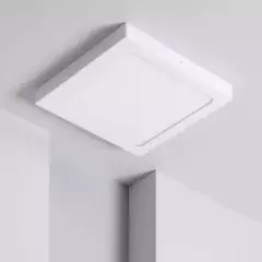 PLAFON LED EXTERIOR CUADRADO 12W DIA CANDELA - Patagonia Volt
