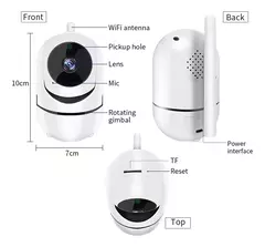 CAMARA WIFI FULL HD DOMO 350° - comprar online