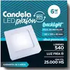 PLAFON LED EMBUTIR CUADRADO 6W DIA CANDELA - comprar online