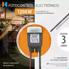 FOTOCELULA 1200W KALOP - Patagonia Volt