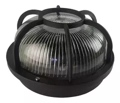 Tortuga Plástica Redonda E27 60w Blanca /negra