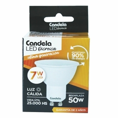 LAMPARA LED DICRO 7W DIA- CALIDA CANDELA - comprar online
